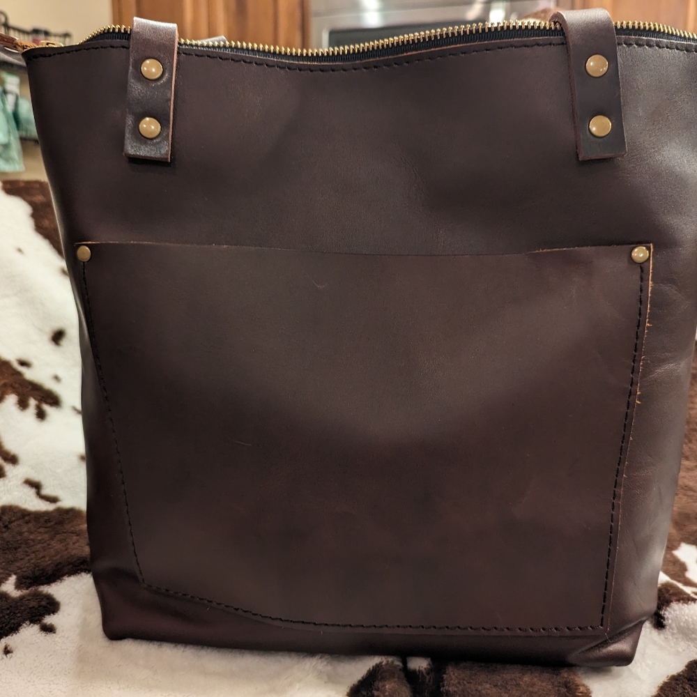 Small Grizzly Portland Leather Goods Tote